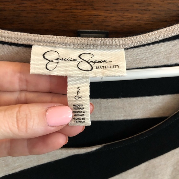 GUC multi color stripe top with side tie. - Picture 2 of 2